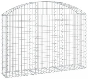íves horganyzott vas gabion kosár 150x30x100/120 cm