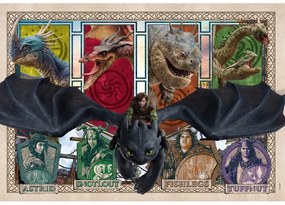 Így neveld a sárkányodat Mystic Skies 300 db-os puzzle Clementoni