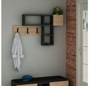 GAME fali fogas polccal 61x99,5 cm bézs/antracit