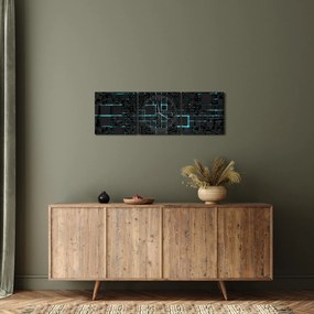 Kép - Technológiai felület (órával) (90x30 cm)