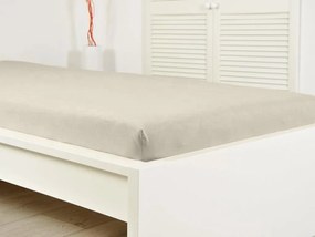 Jersey lepedő ALVORA 180x200 cm bézs