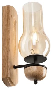 Brilagi - LED Fali lámpa COTTAGE 1xE14/40W/230V tölgy/barna