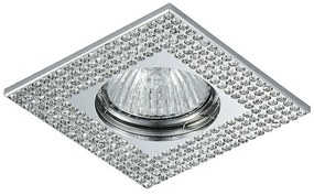 PREZENT 71078 Crystals Kristály Spot Lámpa Króm, Átlátszó GU10 IP20