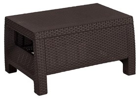 Műrattan kerti dohányzóasztal 57x77 cm Corfu – Keter