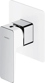 Parma falsík alatti zuhany csaptelep króm /fehér /crb/ (PM7445CRB) /sm/