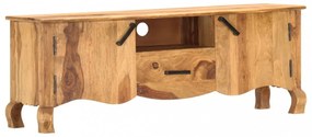 tömör fa TV-szekrény 115 x 30 x 42 cm