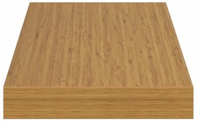 vidaXL Falpolc Falra szerelhető 4 pcs Bézs 50 x 23,5 x 4 cm Faanyag