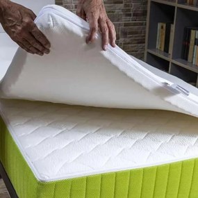 Vitaroll - Akupresszúrás 7 zónás Fedőmatrac Antiallergén huzattal 180x200cm