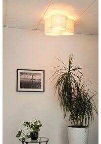 Brilagi - Mennyezeti lámpa SNAKE 3xE27/15W/230V szürke/krémszínű