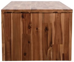 tömör akácfa dohányzóasztal 90 x 50 x 37,5 cm