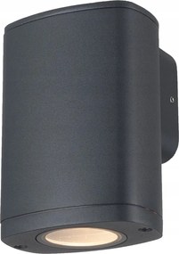 Kültéri homlokzati fali lámpa modern szürke IP54 Kanlux