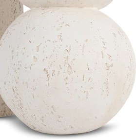 Modern dohányzóasztal RICO 45,5 cm, krémbézs