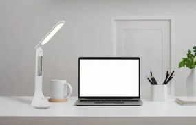 Globo 58329W Újratölthető asztali lámpa plasztik fehér, érintőkapcsoló ki/be, érintőkapcsolós, tartozék: 3,7V 1200mAh. Li-ion, LxH:200x425, Tartozéka: 1xLED 4W 230V,30-200lm, 4000K