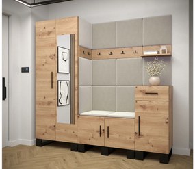 Előszobabútor Amanda 13 (artisan tölgy + bézs). 1085965