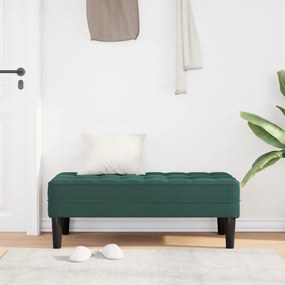 Pad zöld 113x57x39 cm bársonyból