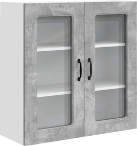 vidaXL Konyhaszekrény Kalmar Beton Szürke 80 x 31 x 80 cm Faanyag