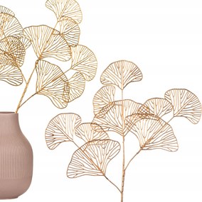 Dekoratív ág arany levelek a vázához Mesterséges virágok a nád csokorhoz