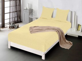 Mikroplüss lepedő SOFT 180x200 cm sárga