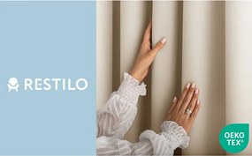 Krémszínű dimout (részleges sötétítő) függöny 140x250 cm Carli – Restilo