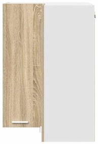Függő szekrény Riga Sonoma tölgy és fehér 57 x 57 x 80 cm