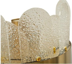 Aranyszínű üveg fali lámpa Gris – Mauro Ferretti