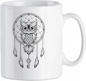 Bagoly álomfogó nyomott mintás bögre 330 ml