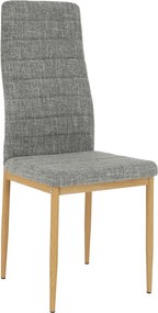 Szék, világosszürke anyag/bükk, COLETA NOVA