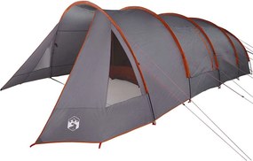 vidaXL Alagúttábor 6-fős tetővel Szürke és narancs 778 x 356 x 210 cm