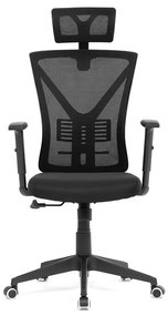 Fekete Hálós Irodai Szék, Hinta Mechanikával. KA-Q851 BK