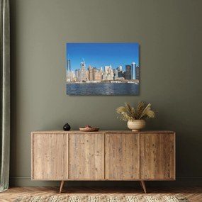 Kép - Manhattan New York-ban (üvegen) (70x50 cm)