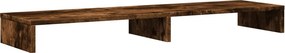 vidaXL füstös tölgy színű szerelt fa monitorállvány 100 x 27 x 10 cm