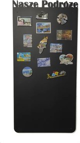 Mágneses tábla nyaraláshoz| 40x80cm| Utazásaink