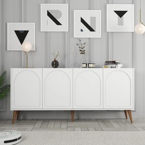 Lyon 81 - White, Walnut