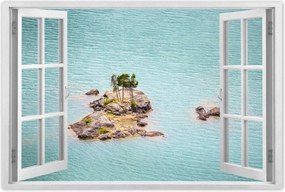 Poszterek 90x60 Pálma-sziget Óceán