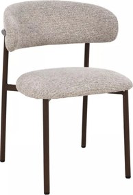 Elton II étkezőszék bézs/dió