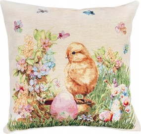 Párnahuzat 45x45 gobelin húsvéti dekoratív kézzel szőtt