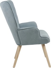Relaxační křeslo, modrá, látka, AK-301 BLUE2