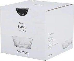 2 db 13 cm-es Blomus üvegtál szett