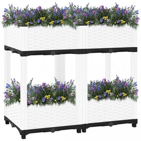 vidaXL polipropilén magaságyás 80 x 40 x 71 cm