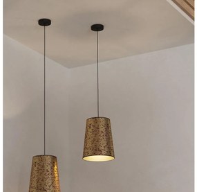 Eglo 390292 - Csillár zsinóron CASTUERA 1xE27/25W/230V arany/rózsaszín