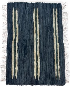 Szőrmés gyapjú szőtt szőnyeg Modern rojtok