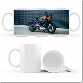 Harley Davidson nyomott mintás bögre Motorkerékpár