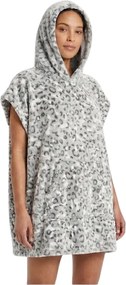 Kapucnis pléd LEOPARD, szürke