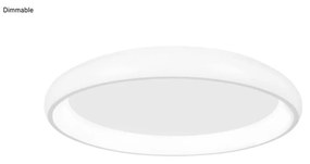 Nova Luce ALBI mennyezeti lámpa, fehér, 3000K melegfehér, beépített LED, 32W, 1760 lm, 8105605D