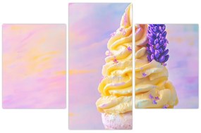 Kép - Levendulás fagylalt (90x60 cm)