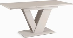 Modern bővíthető étkezőasztal CLARK 120–160 cm kasmír