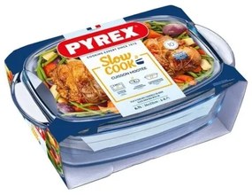 PYREX 6,7 l sütőtál fedővel