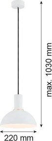 Argon SINES 4220 Függőlámpa 1x15W/E27 IP20