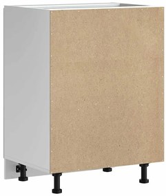 Mosogató aljzat szekrény Kalmar magasfényű fehér 60x46x81,5 cm