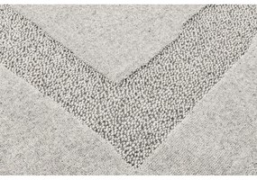 Világosszürke gyapjú szőnyeg 200x300 cm Morphic Rocca – Agnella